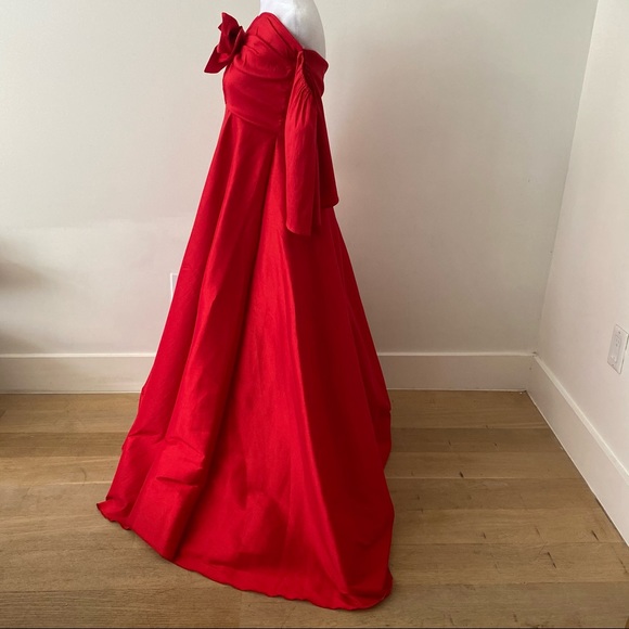 NEW!! Over The Top Red Off the Shoulder Dress - Picture 8 of 9